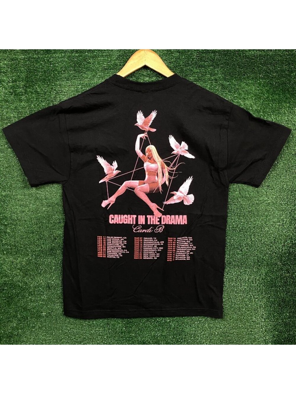 Cardi B Little Miss Drama Hip-Hop T-Shirt Size Medium